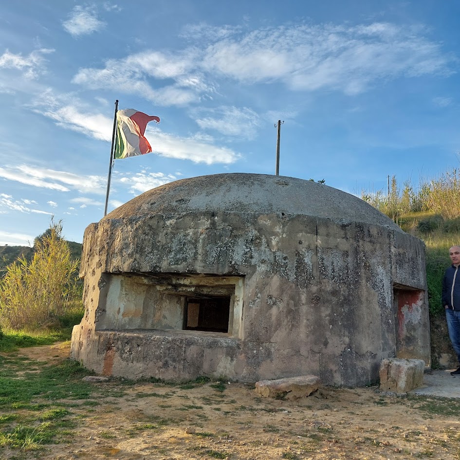 WWII Italian coastal bunker near Licata, Operation Husky 1943