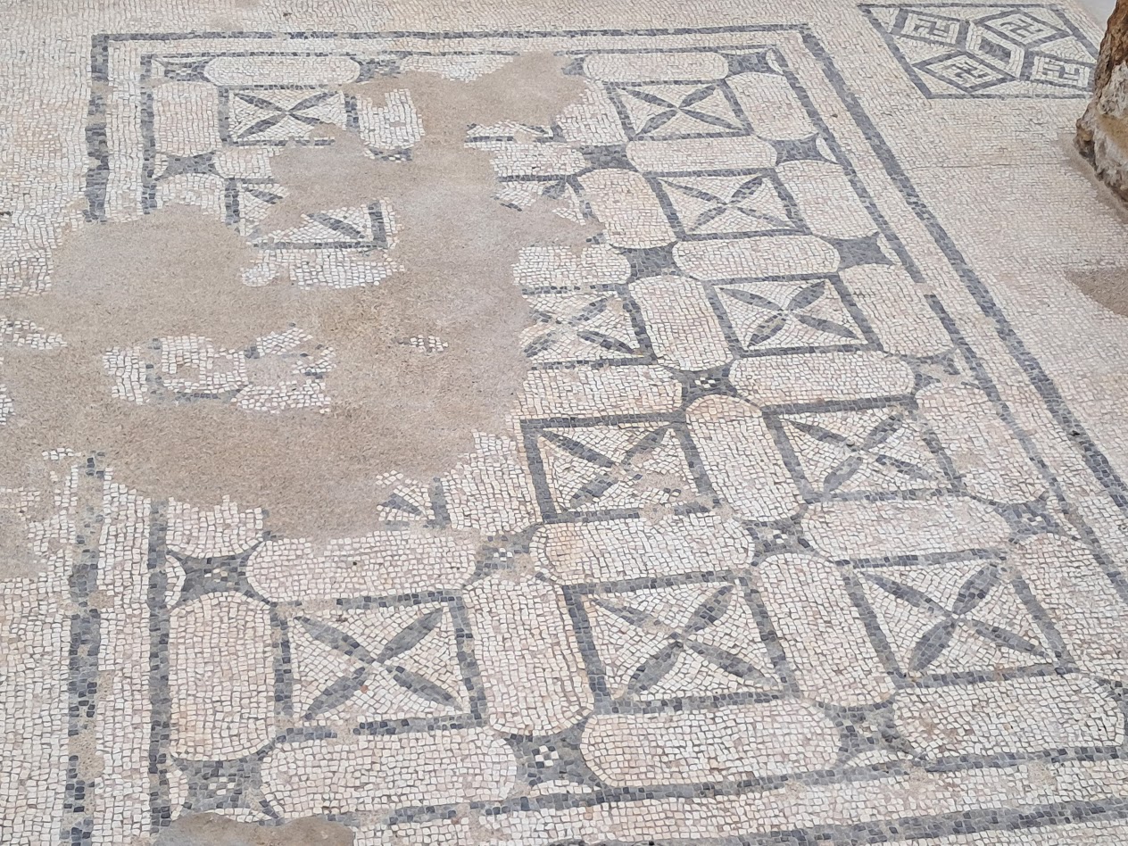 Roman mosaics at Villa Romana di Durrueli in Agrigento