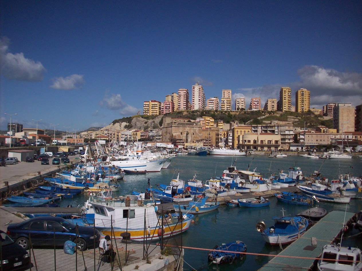 Porto Empedocle harbor, the real Vigàta described by Camilleri