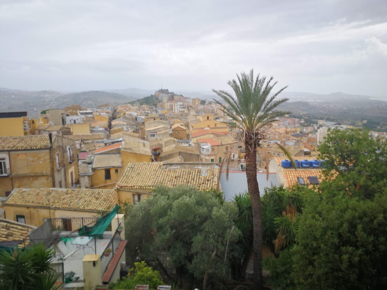 Panoramic view of Agrigento and the historic centre of Girgenti