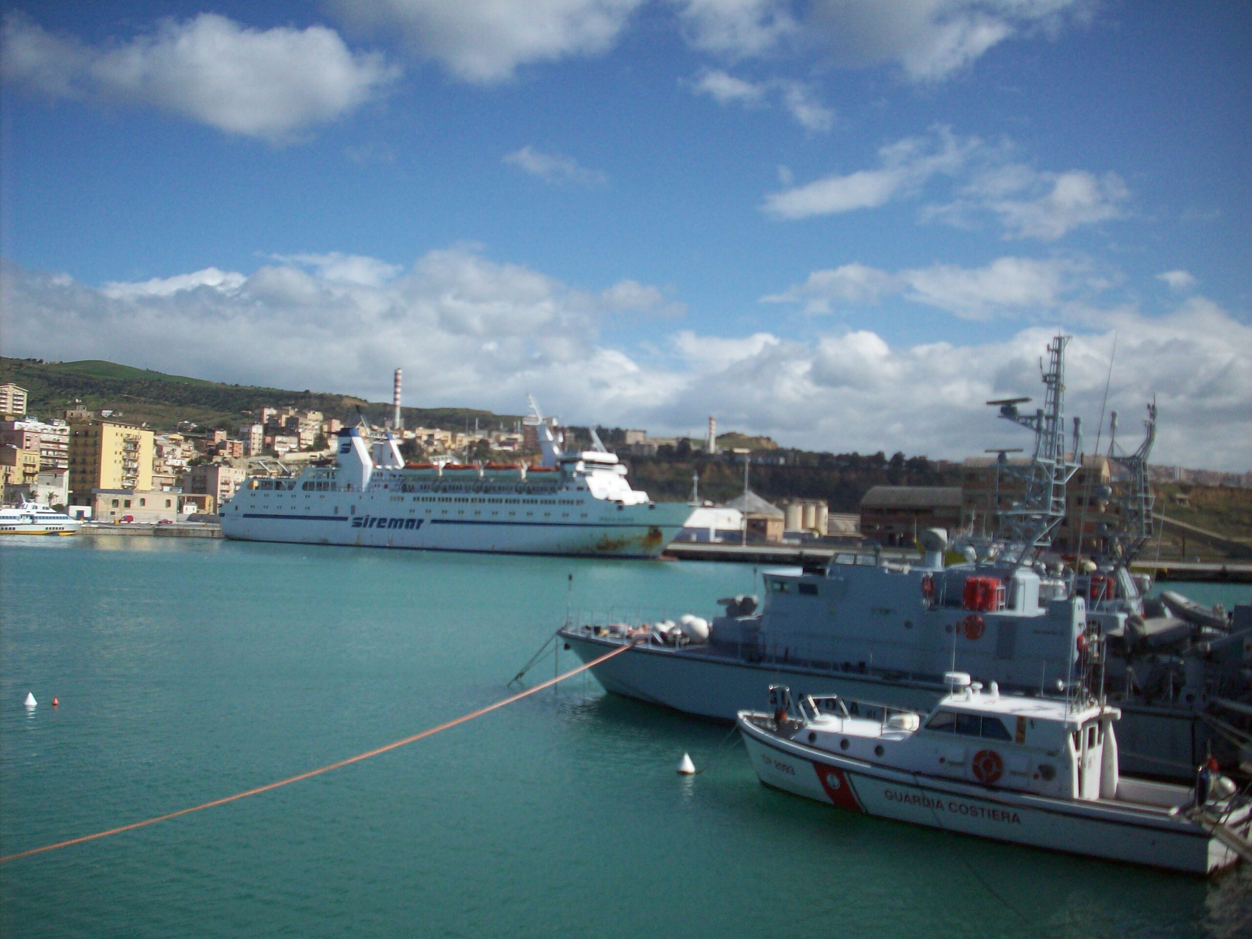 Old docks and lighthouse of Porto Empedocle, inspiration for Montalbano’s world